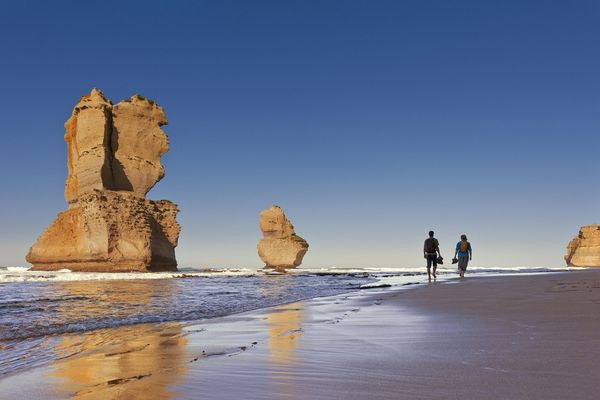 Couple in Front of the Twelve Apostles